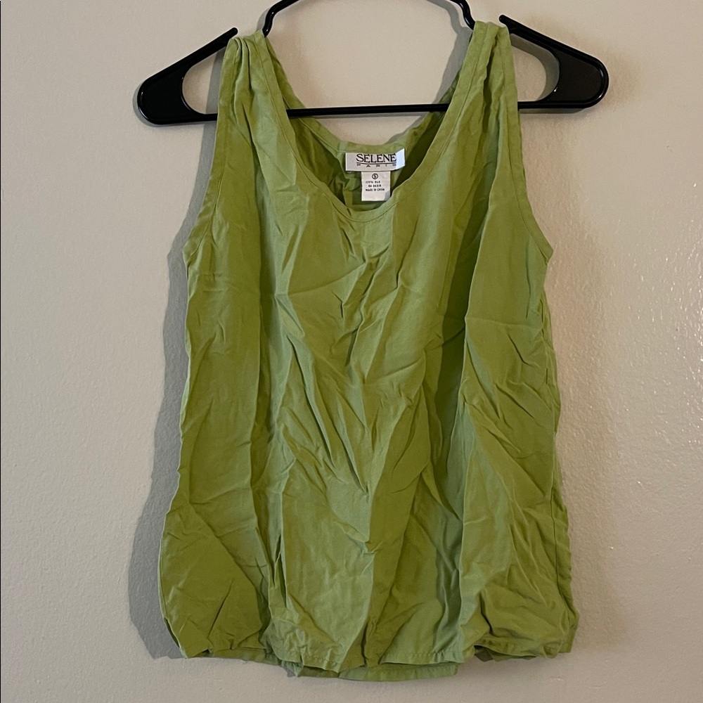 Segolene Paris Lime Green Tank Top